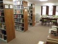 Stacks on main floor.